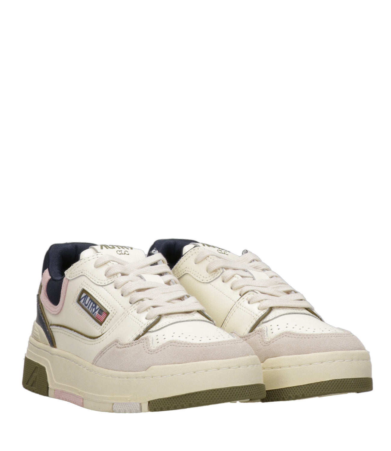 Autry | Sneakers CLC Low Woman Bianca e Blu notte