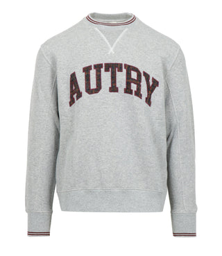 Autry | Felpa Grigio e Bordeaux