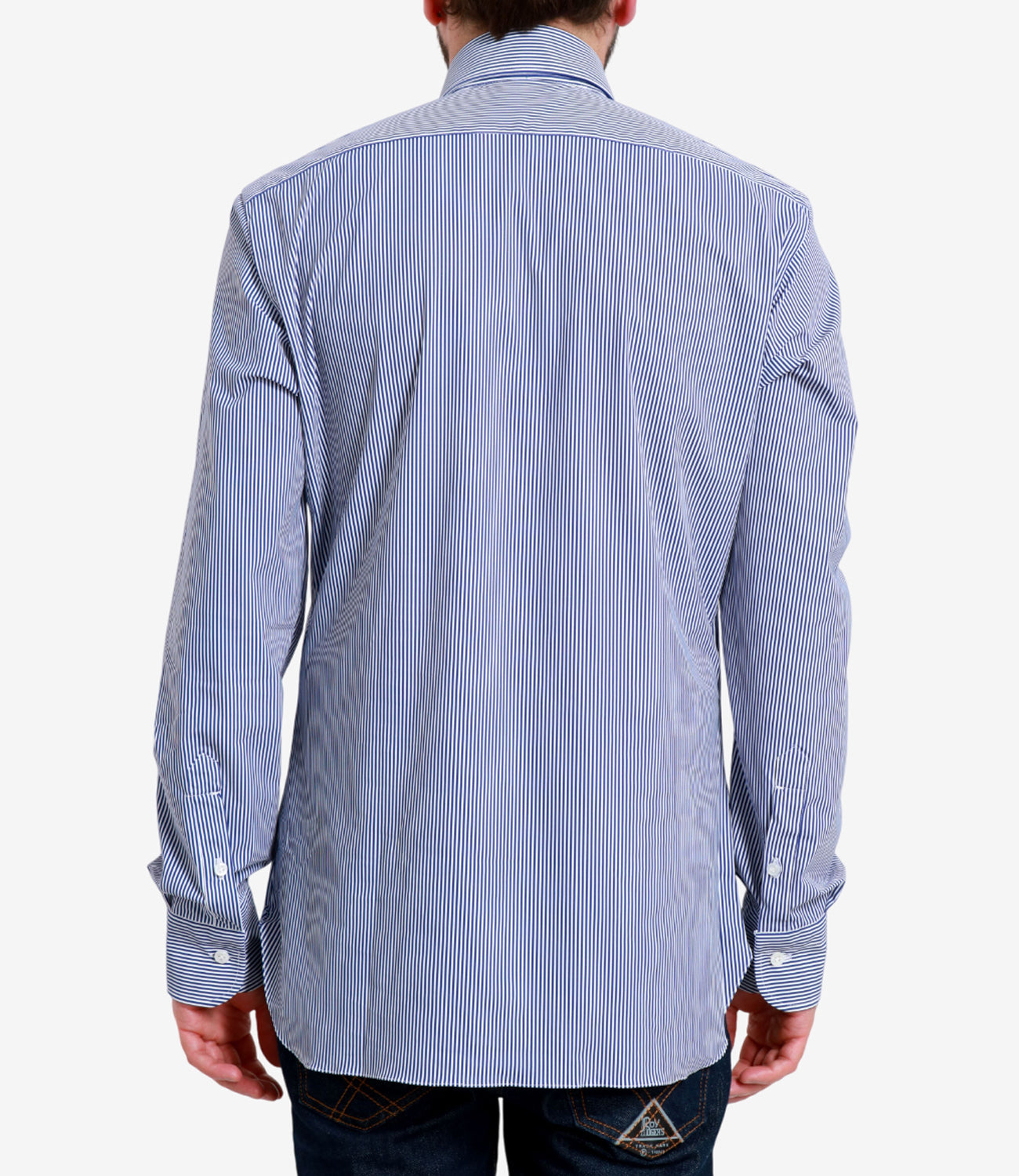 Barba | Camicia Bianco e Blu