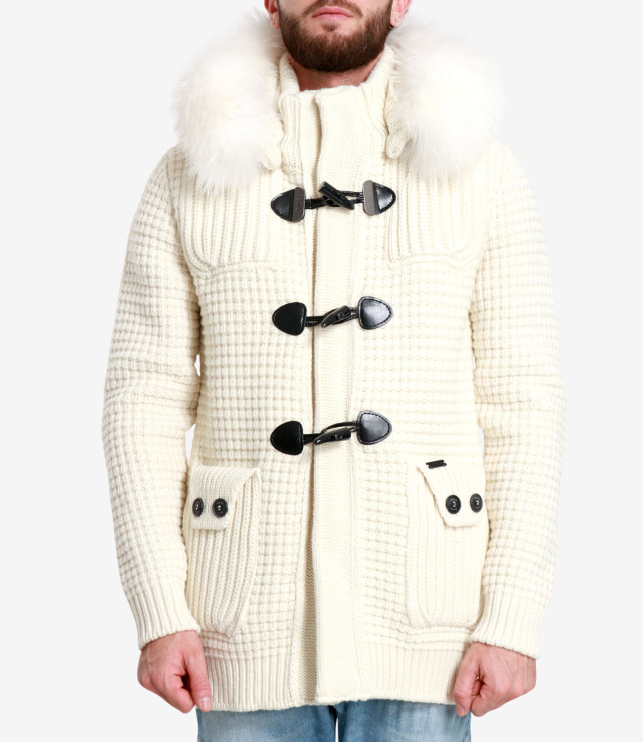 Bark | Giubbotto Short Deffle Bianco sporco