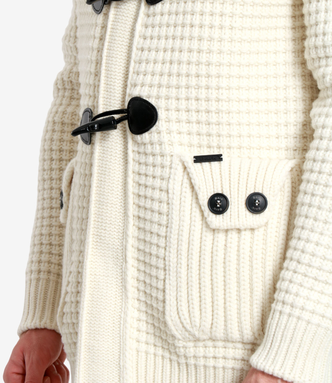 Bark | Giubbotto Short Deffle Bianco sporco