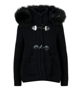 Bark | Short Deffle Jacket Black