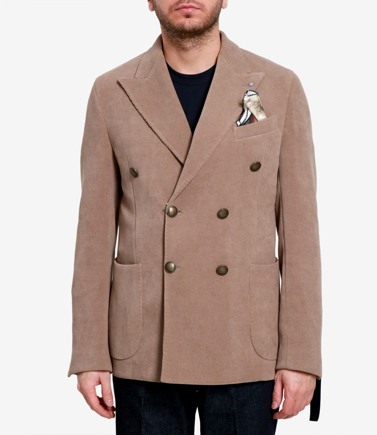 Bharnaba Philosophy | Giacca Lipa Doppiopetto Deserto