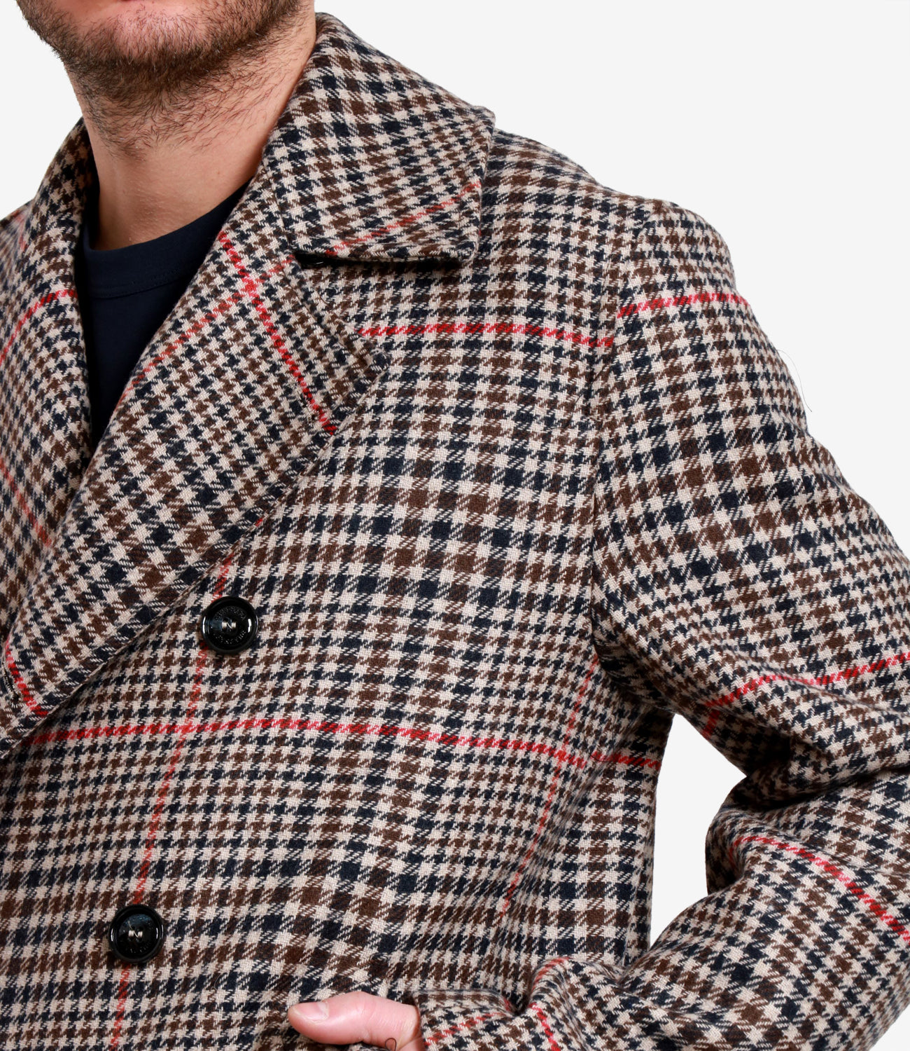 Bharnaba Philosophy | Cappotto Vietnam Doppiopetto Sabbia Camel