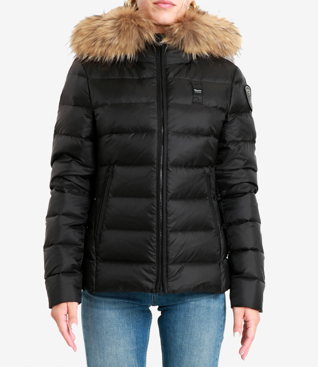 Blauer | Piumino Arcadia Nero e Beige