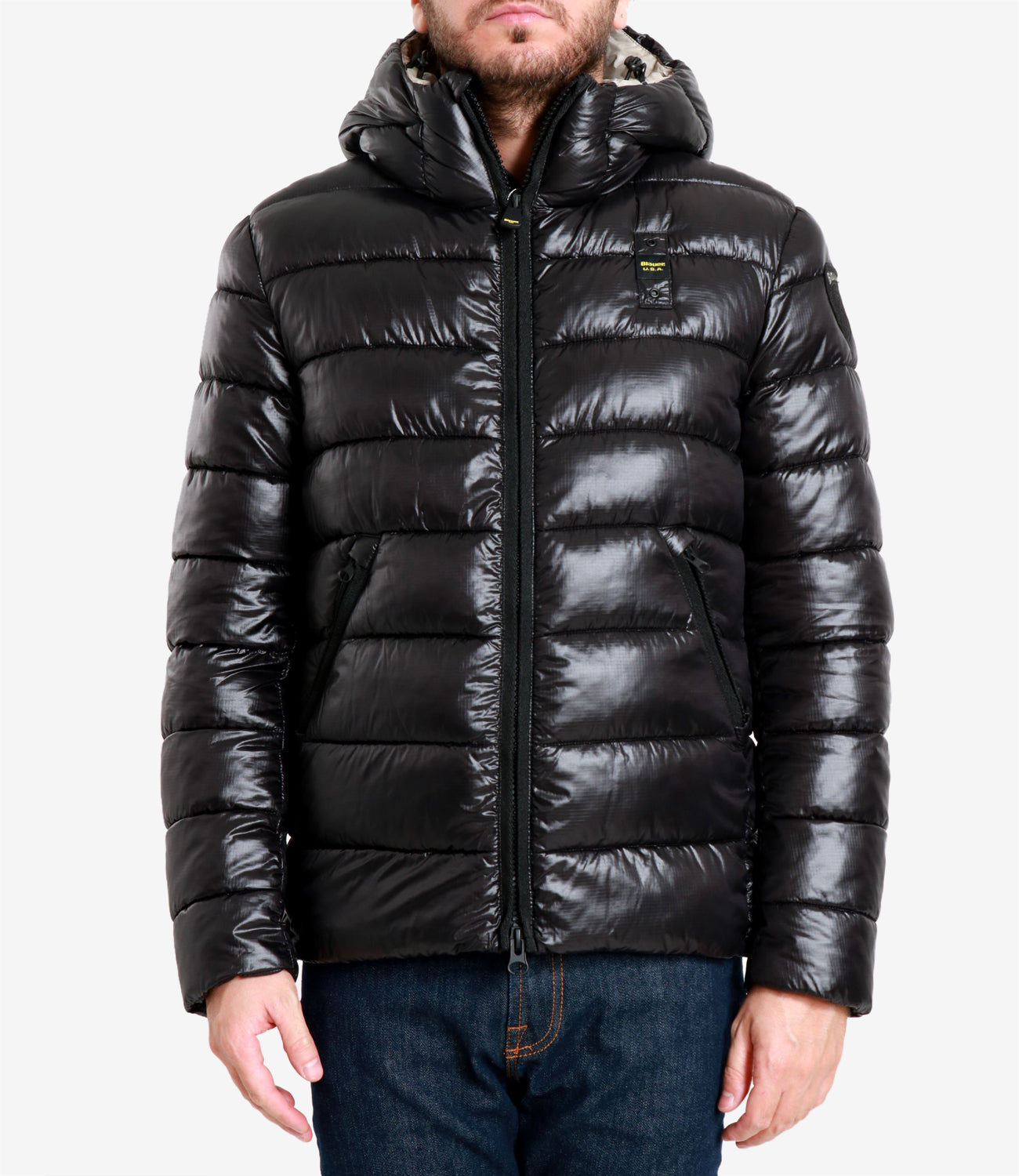 Blauer | Piumino Adams Nero e Beige