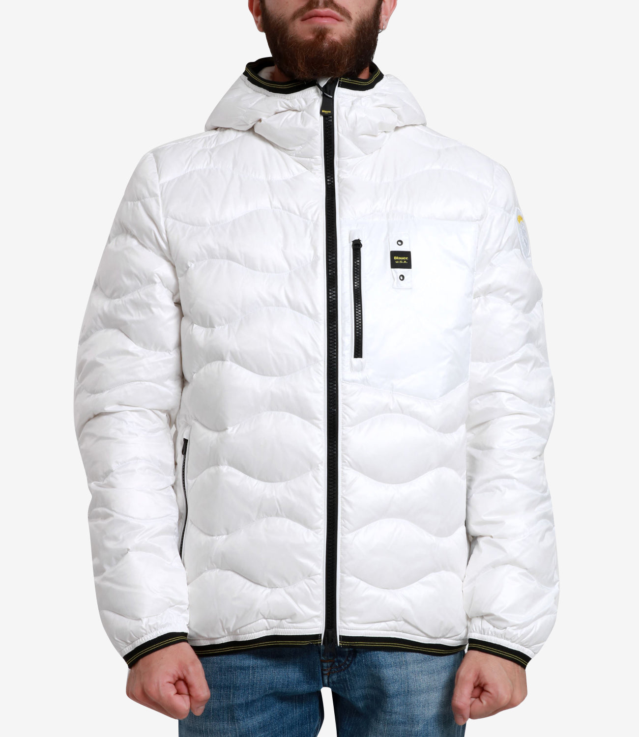 Blauer | Piumino Wave Bianco Ottico