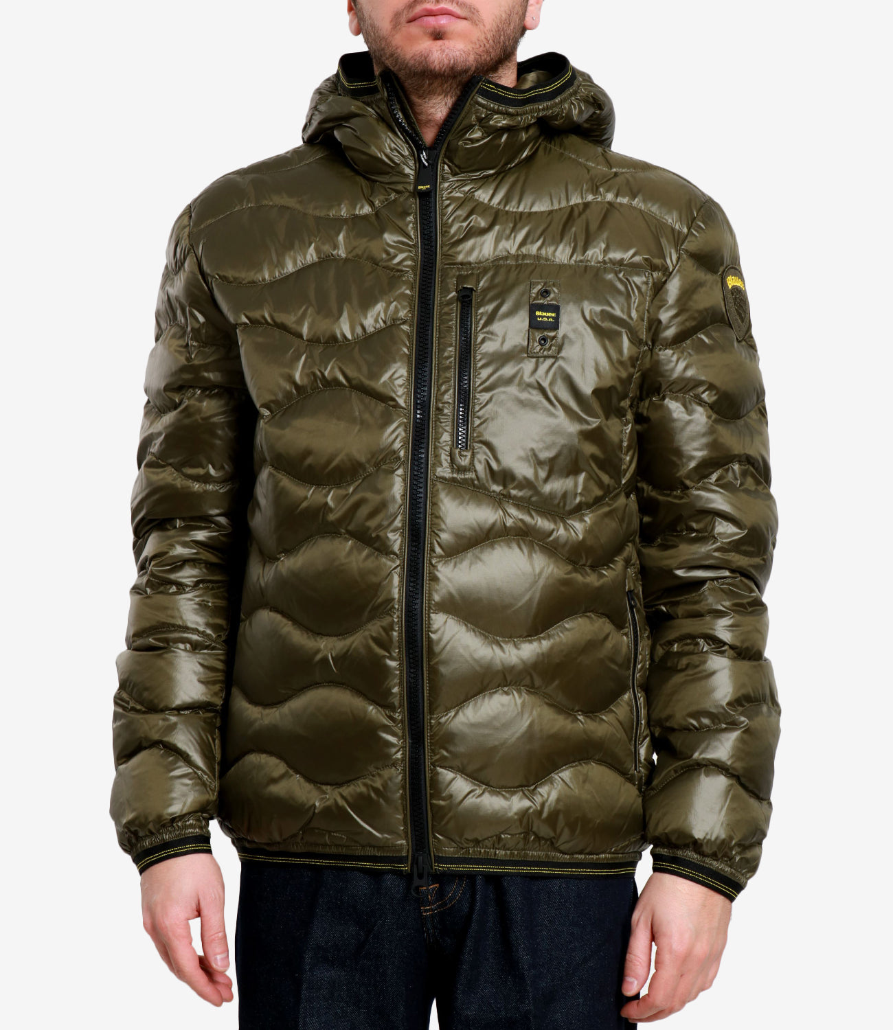 Blauer | Piumino Wave Verde Bosco
