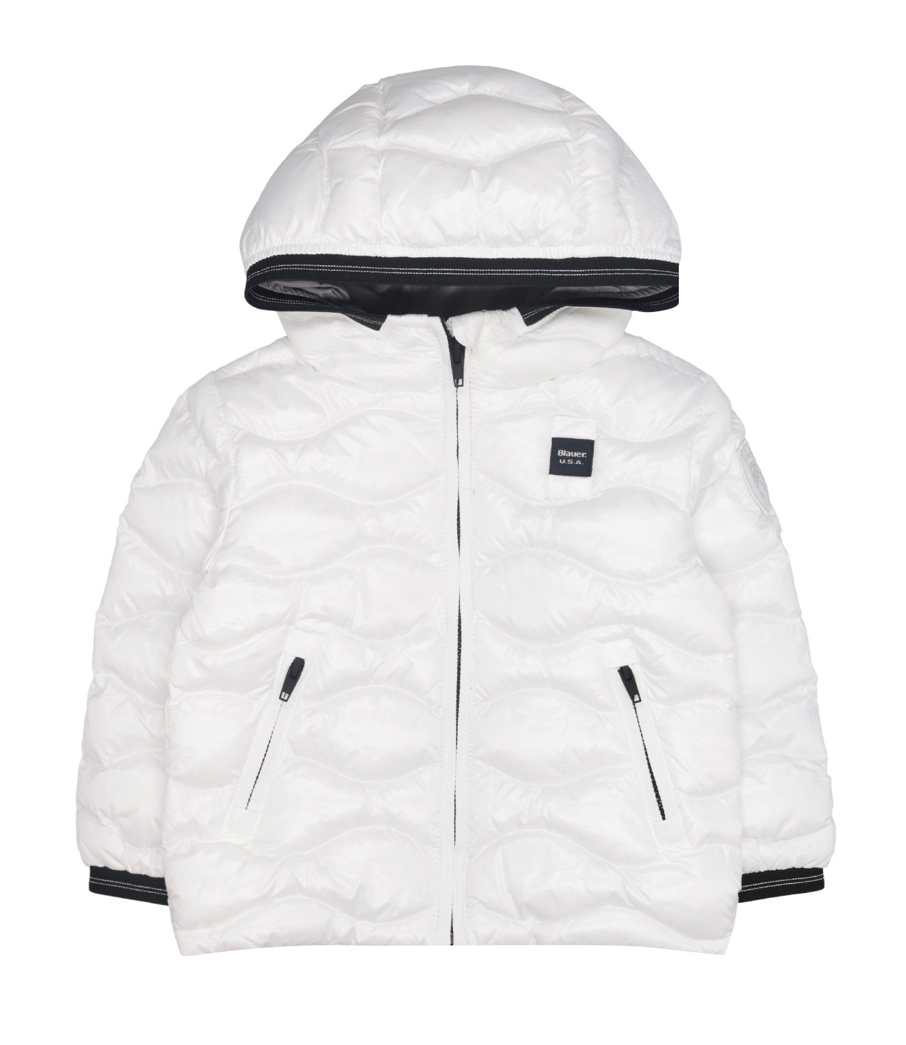 Blauer Junior | Giubbotto Bryant Baby Bianco e Nero