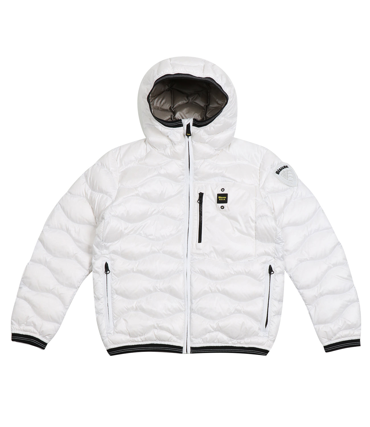 Blauer Junior | Giubbotto Brinton Junior Bianco e Nero