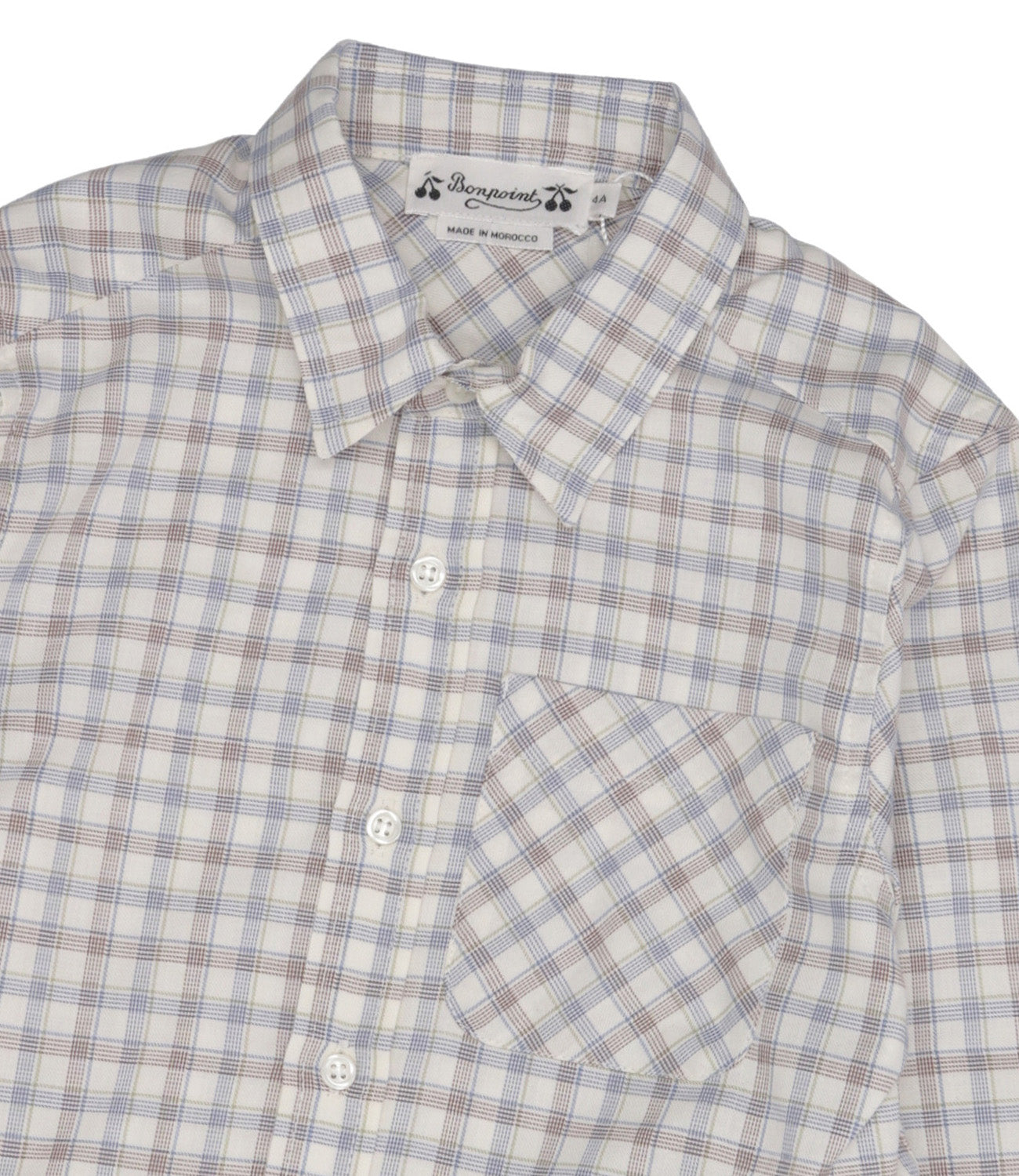 Bonpoint | Camicia Tango Tortora e Celeste