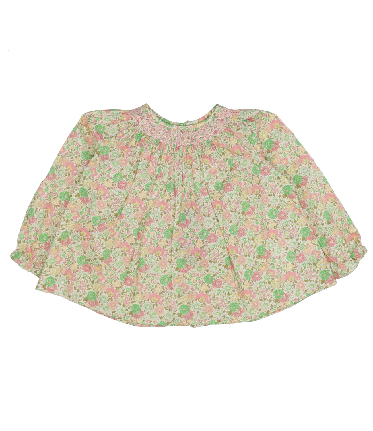 Bonpoint | Blusa Griotte Rosa chiaro e Verde