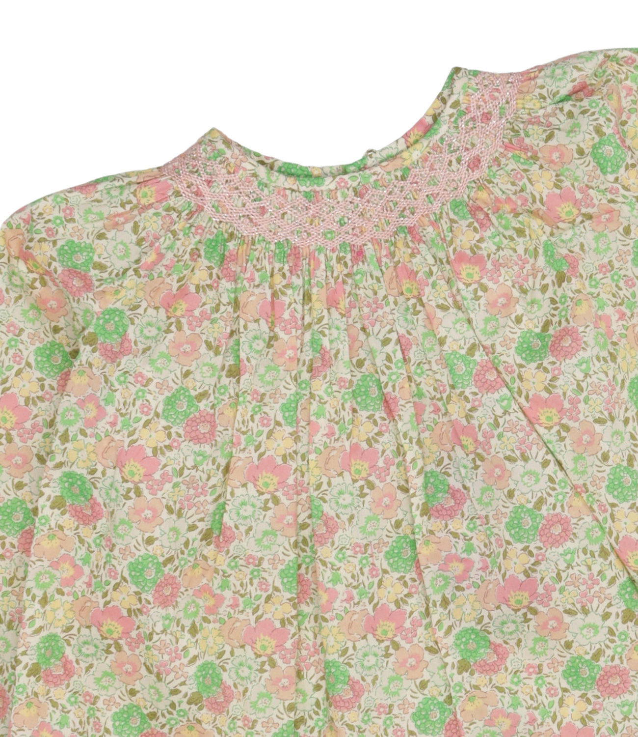 Bonpoint | Blusa Griotte Rosa chiaro e Verde