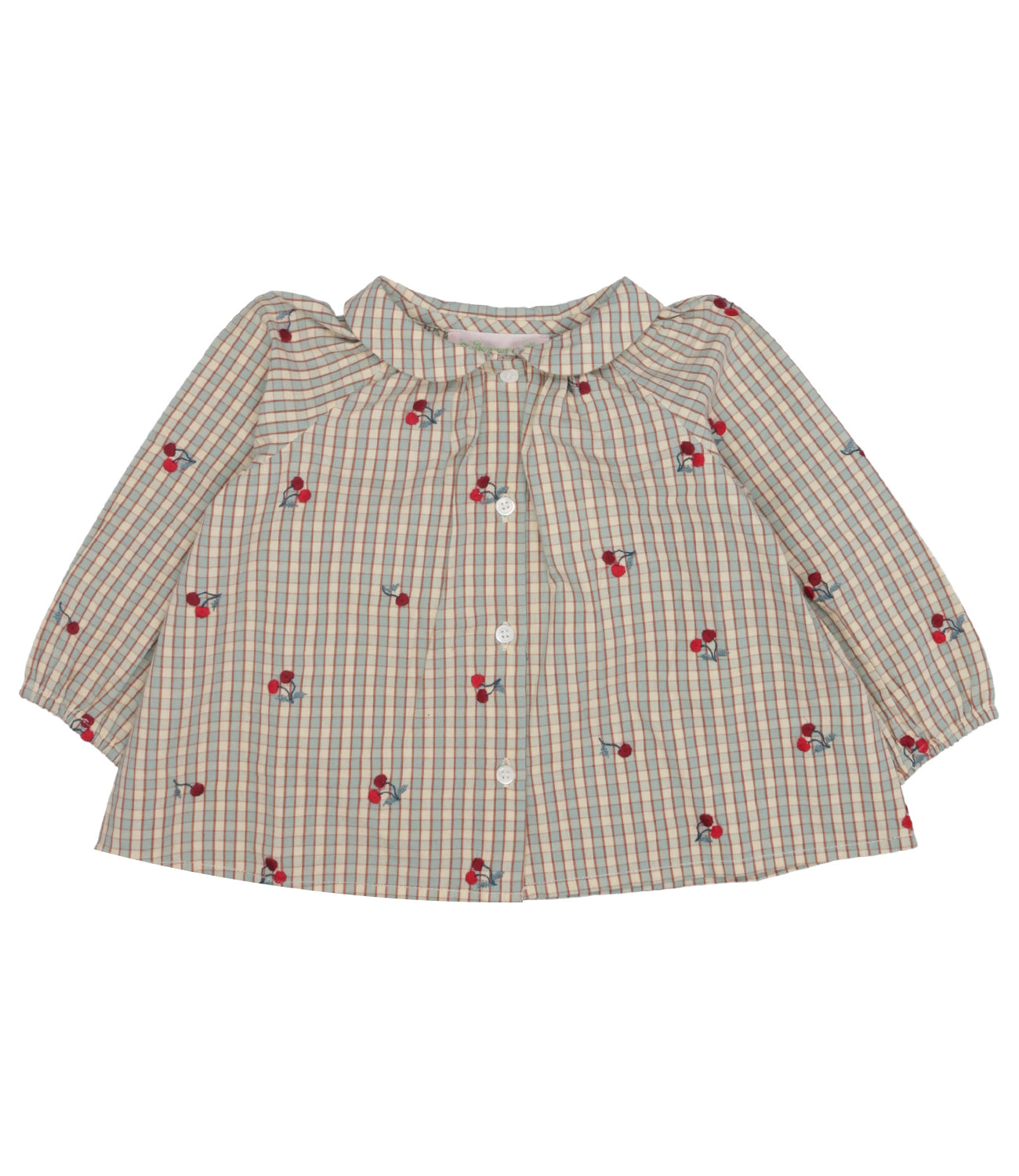 Bonpoint | Blusa Domino Tortora e Celeste