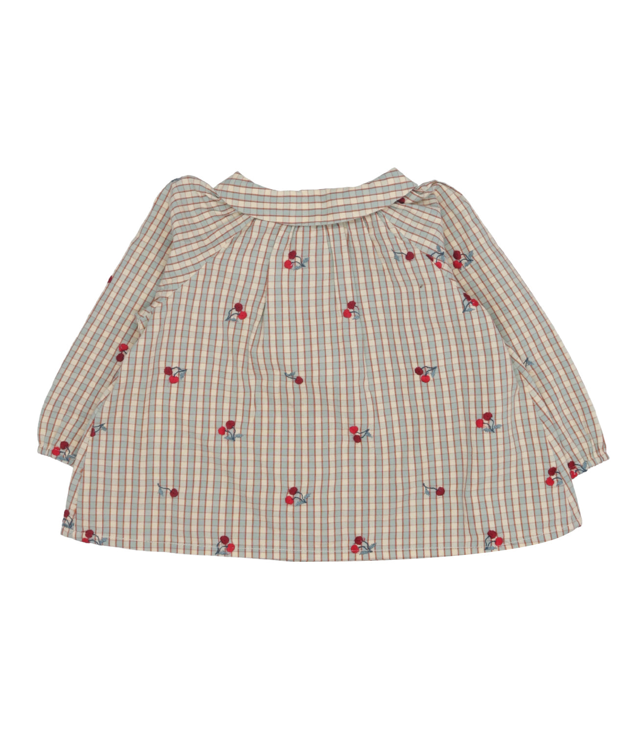 Bonpoint | Blusa Domino Tortora e Celeste