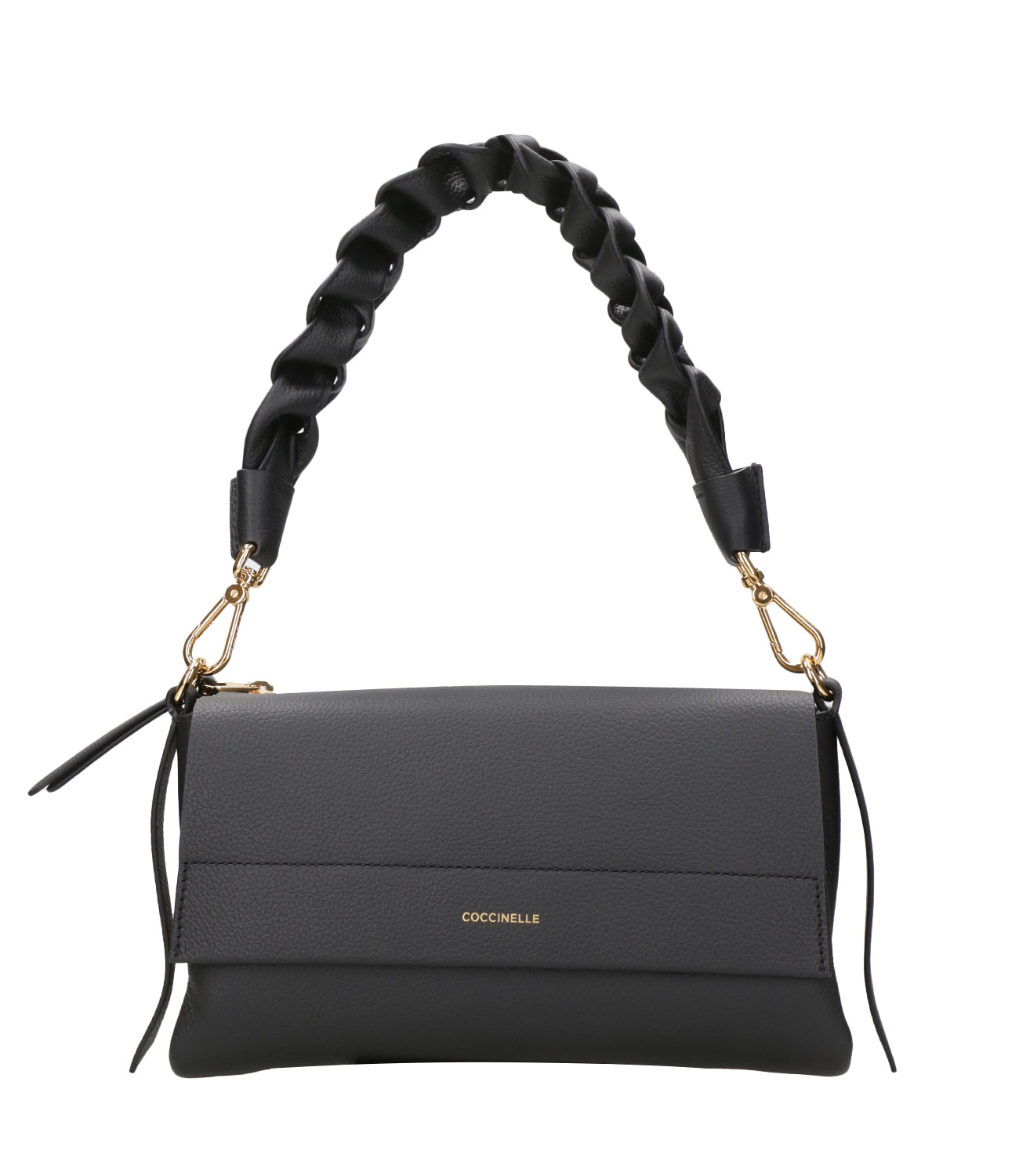 Coccinelle | Borsa a Spalla Boheme small Nero e Cognac