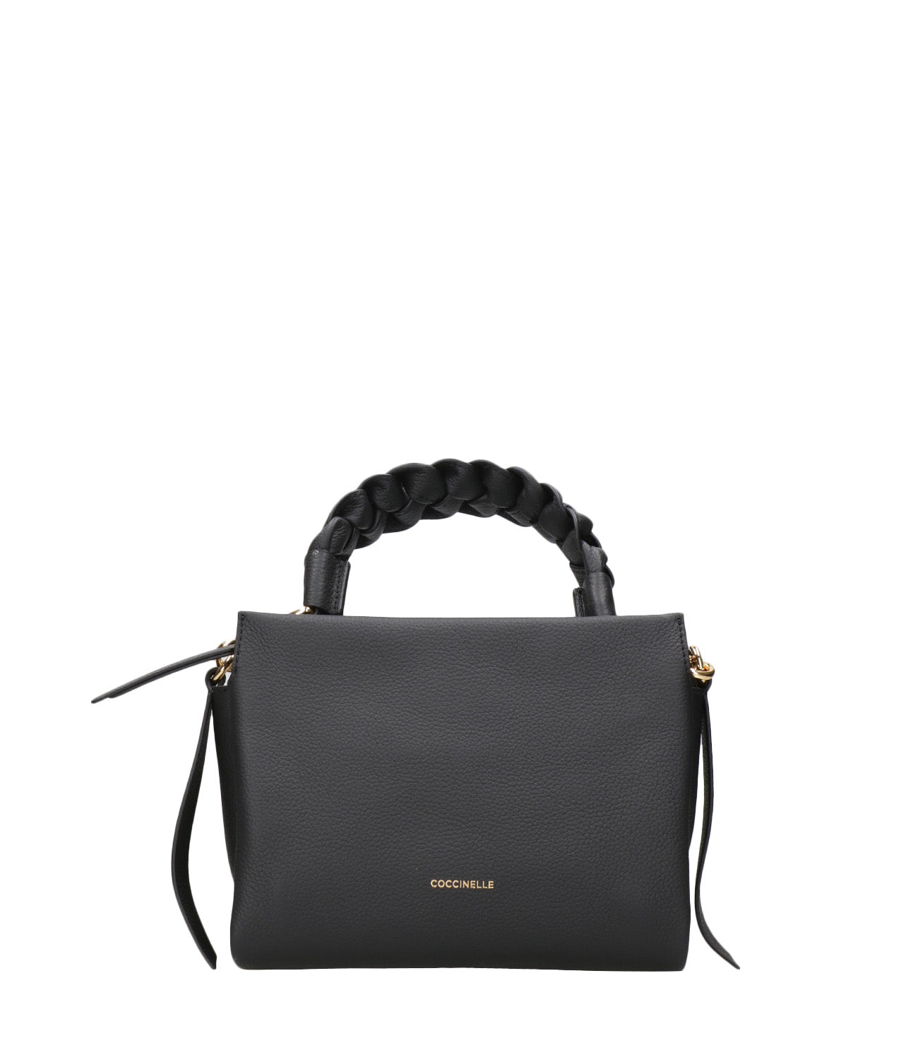 Coccinelle | Borsa a Mano Boheme Small Nero e Cognac