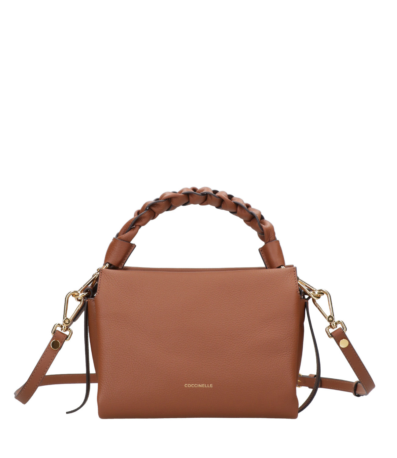 Coccinelle | Borsa a Mano Boheme Small Cognac e Nero