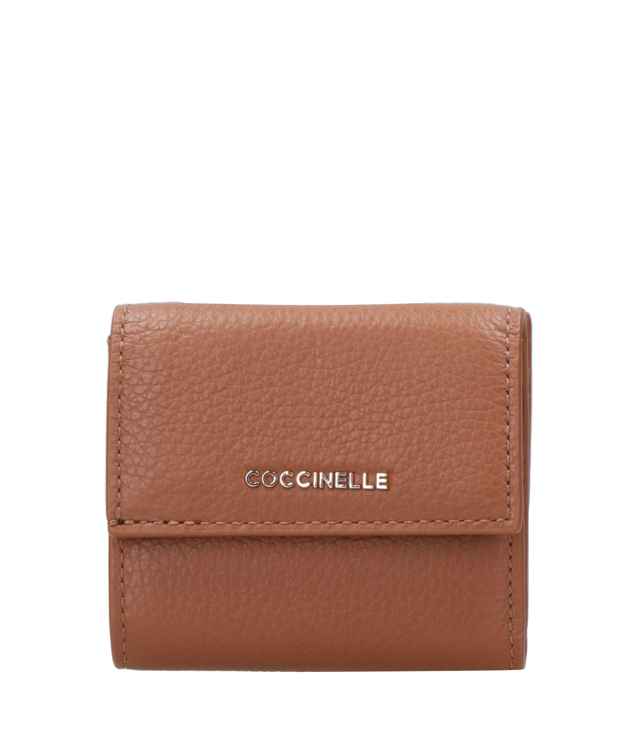 Coccinelle | Portafogli Metallic small Cognac