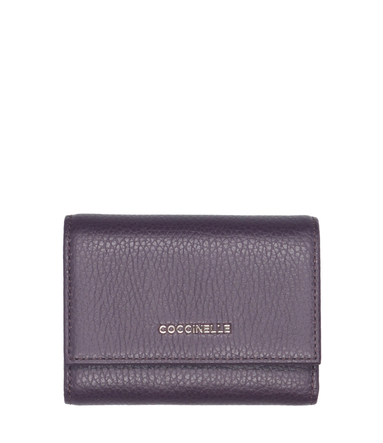 Coccinelle | Portafogli Metallic Small Prugna