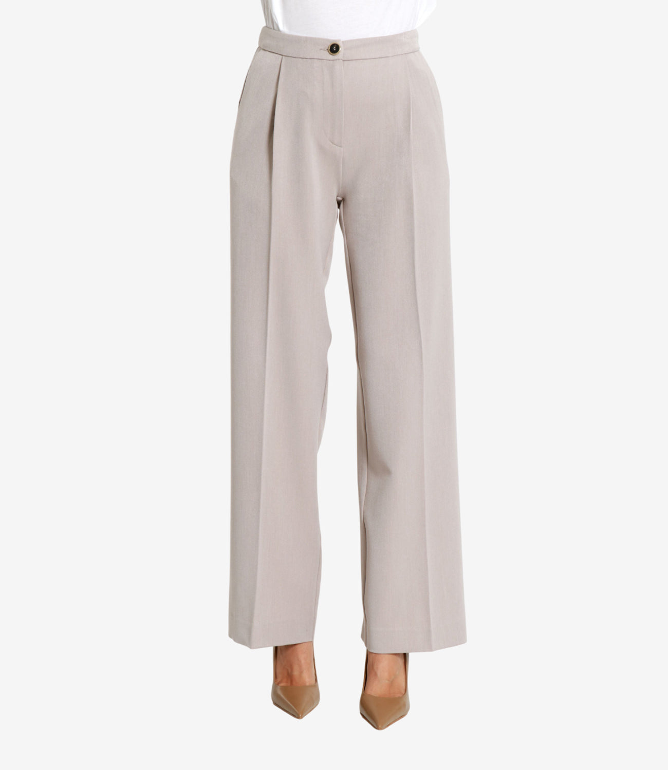 Cruna | Pantalone Cora Stucco