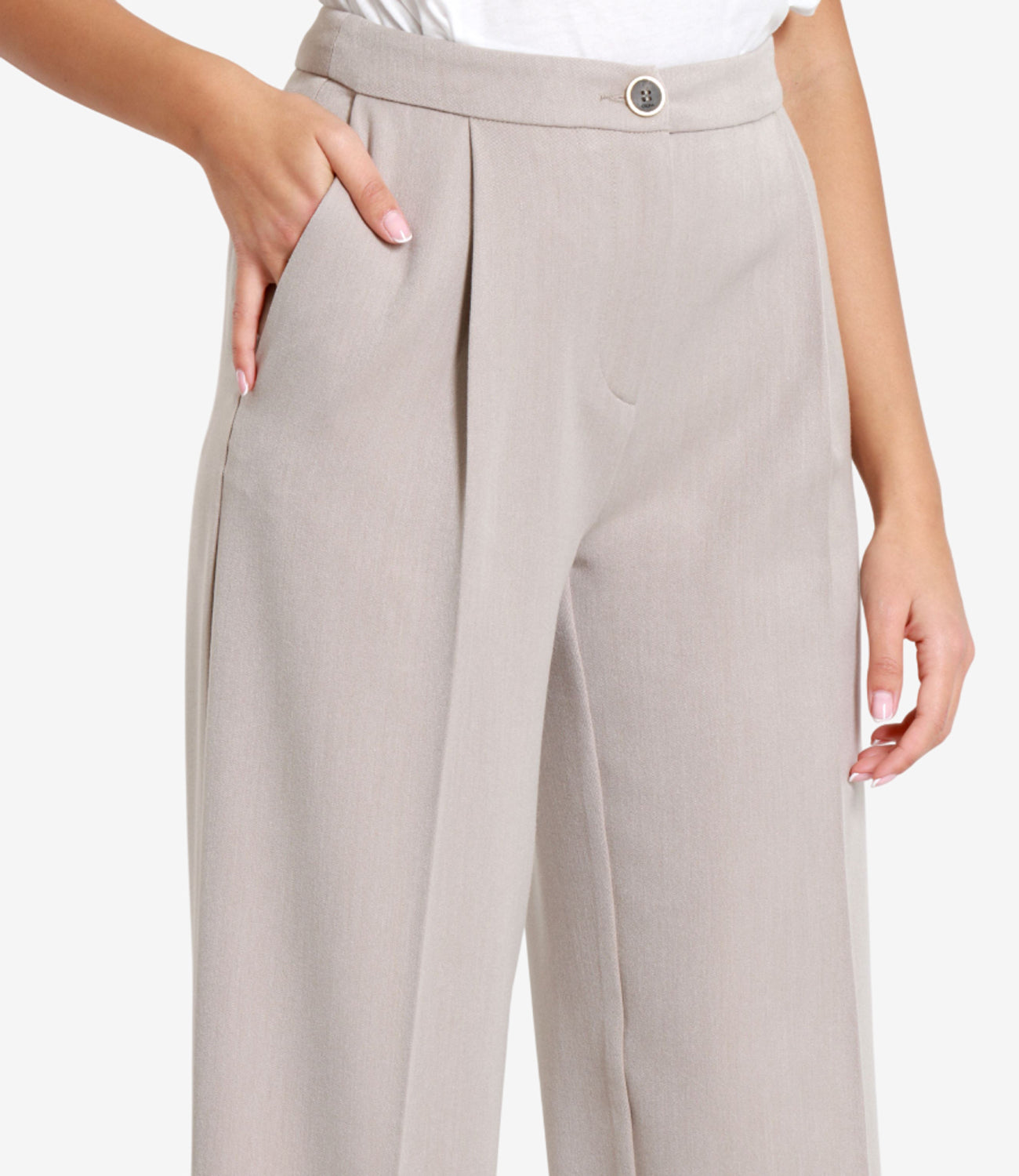 Cruna | Pantalone Cora Stucco