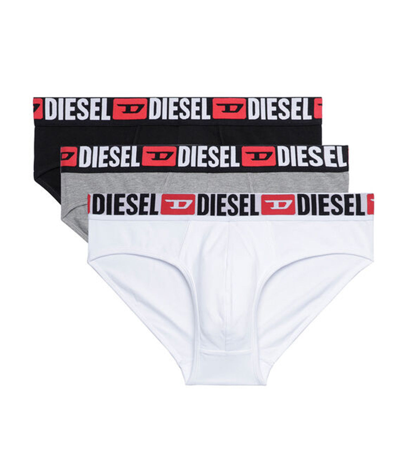 Diesel | Slip Umbr-Andrethreepack Nero Bianco e Grigio