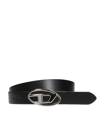 Diesel | Cinta Oval D Logo B-1Dr W Rev Ii 30 Nero e Grigio