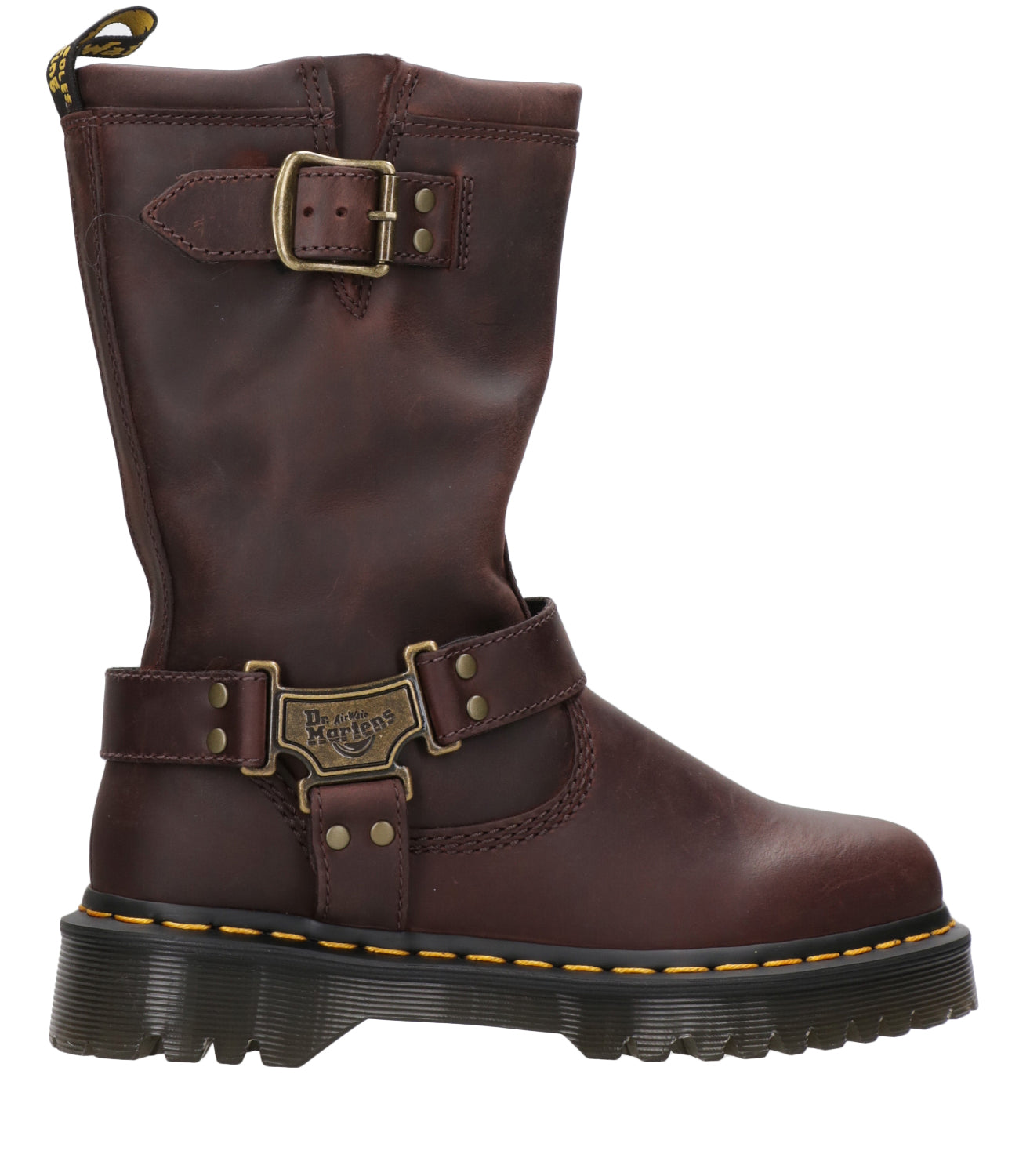 Dr Martens | Stivale Anistone Hi Burnished Marrone