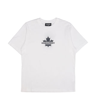 Dsquared2 Kids | T-Shirt Maple Leaf Bianco