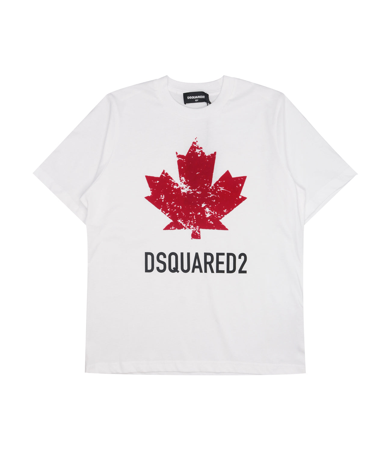 Dsquared2 Kids | T-Shirt Maple Leaf Bianco