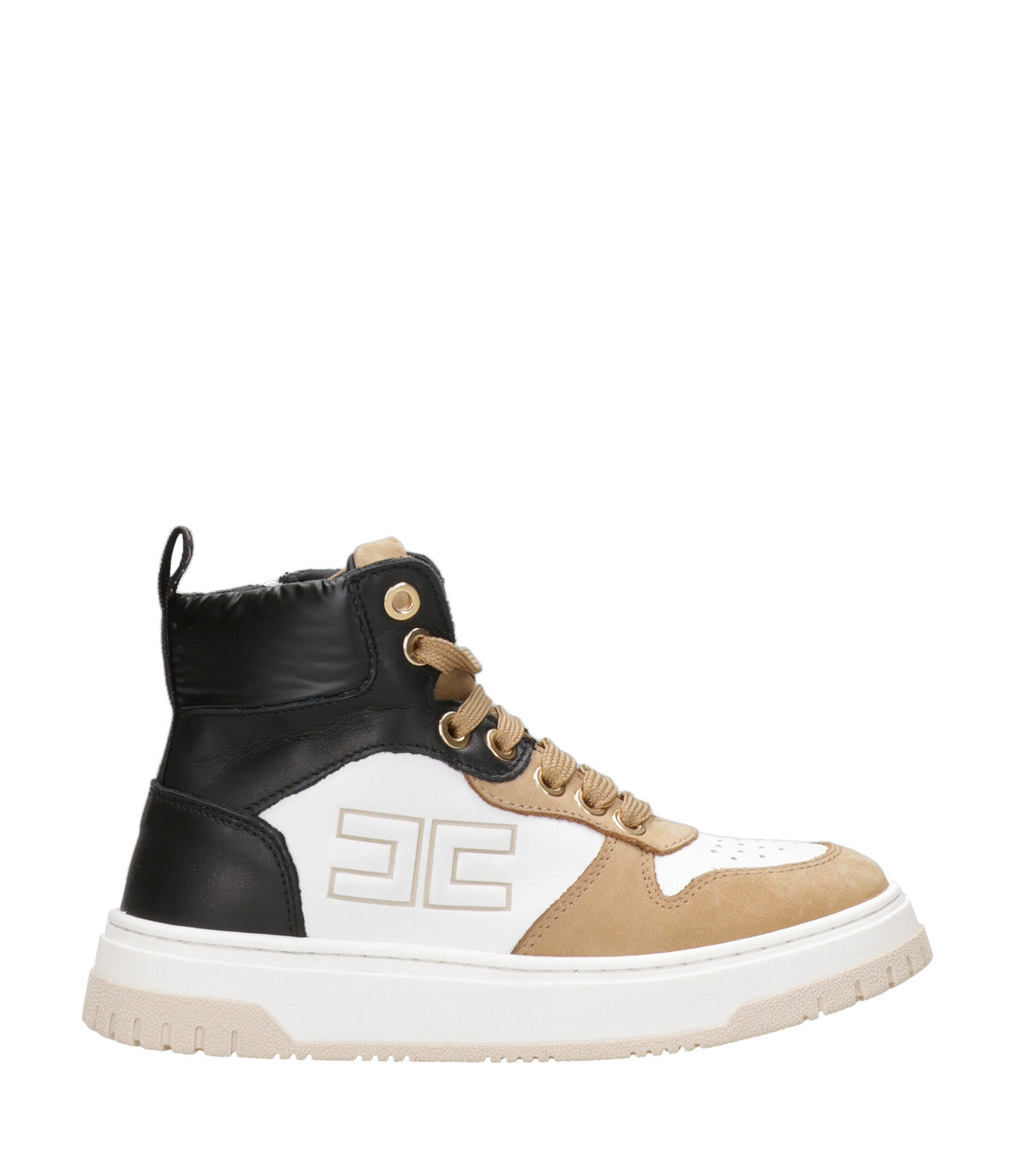Elisabetta Franchi La Mia Bambina | Sneakers Alta Miele e Nero