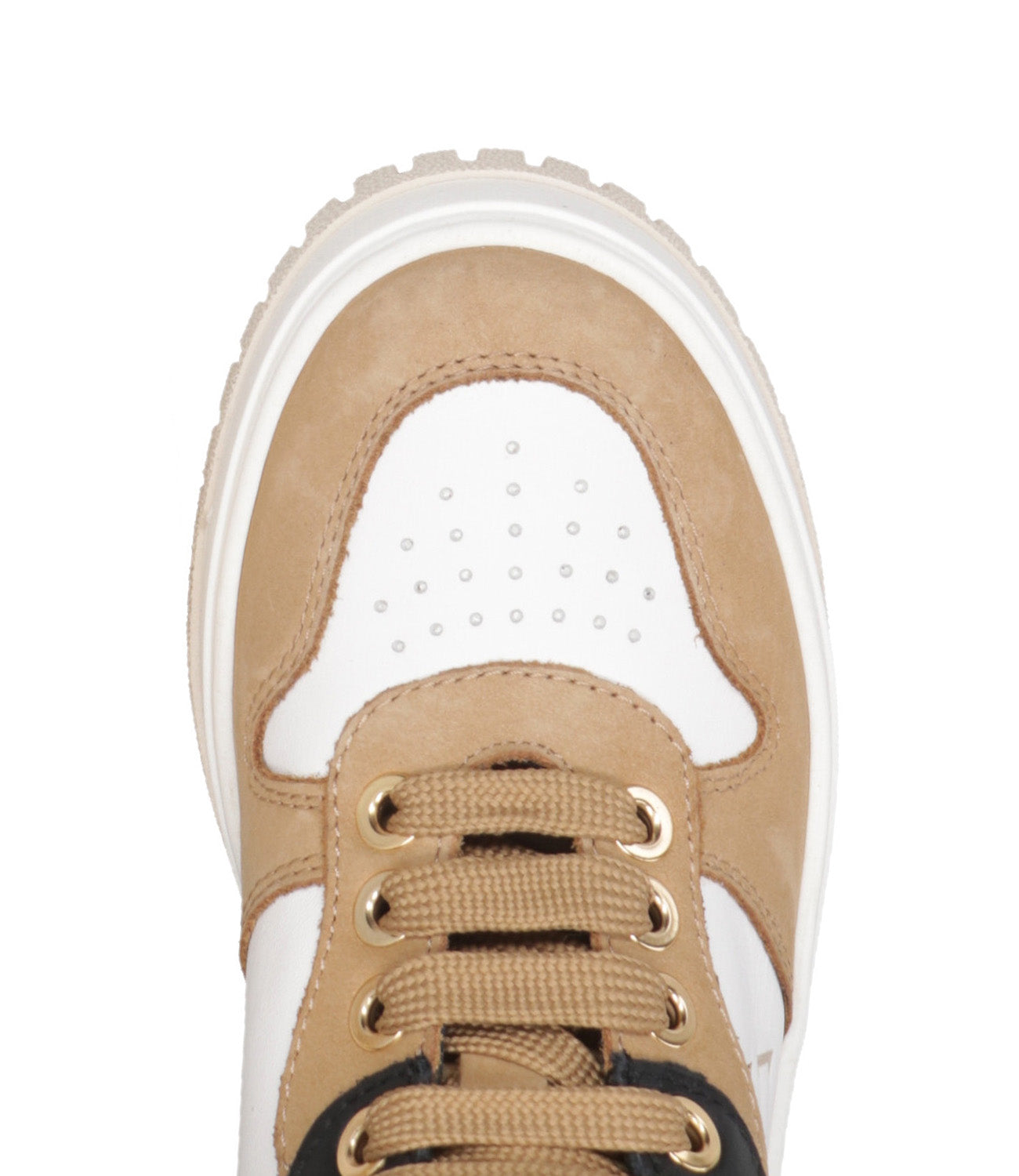 Elisabetta Franchi La Mia Bambina | Sneakers Alta Miele e Nero