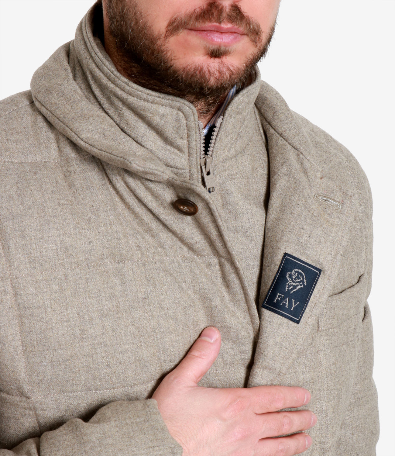 Fay | Giubbotto Down Jacket Taupe