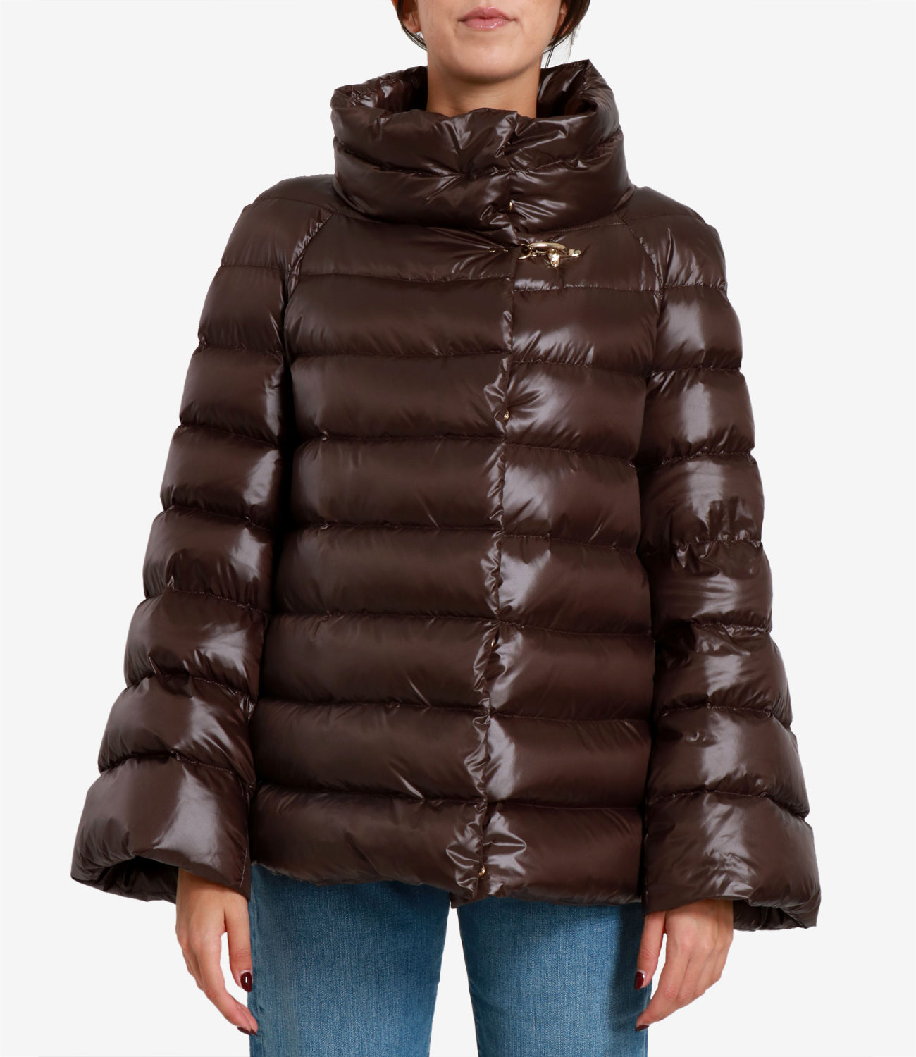 Fay | Giubbotto Down Cape Raglan Moro