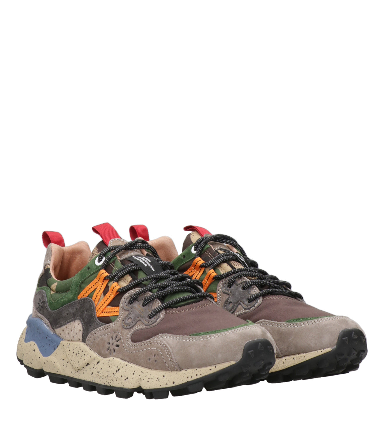 Flower Mountain | Sneakers Yamano 3 Marrone e Verde militare