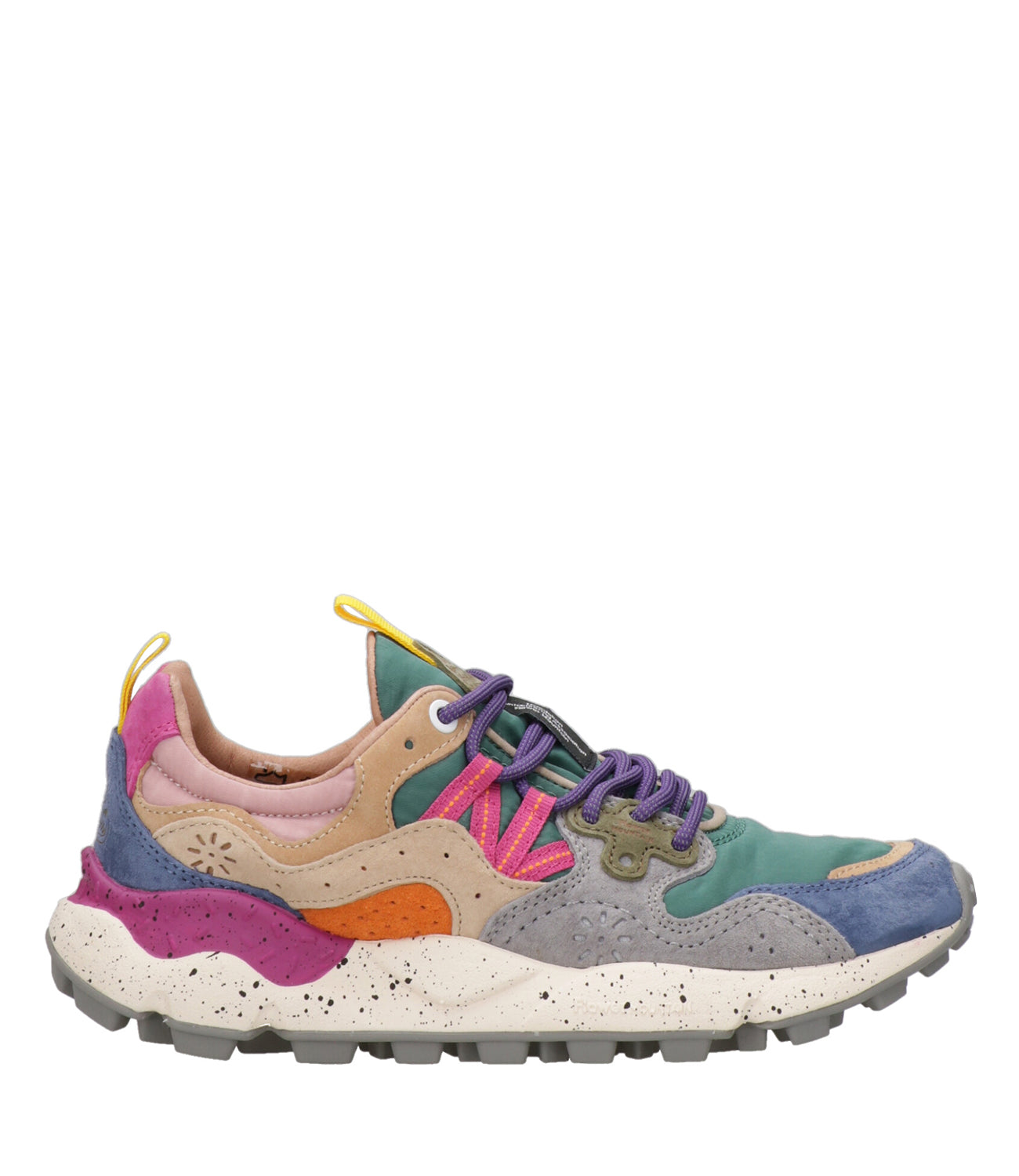 Flower Mountain | Sneakers Yamano 3 Verde Blu e Vino