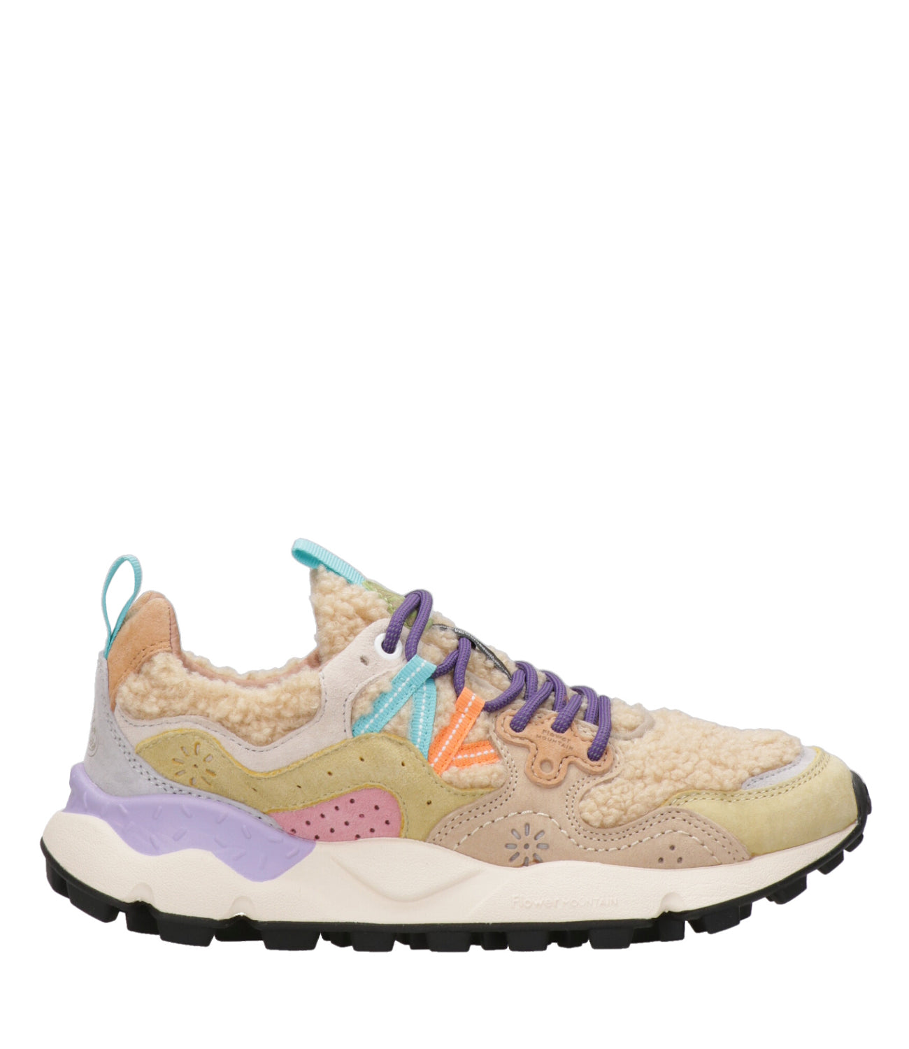 Flower Mountain | Sneakers Yamano 3 Beige e Lilla