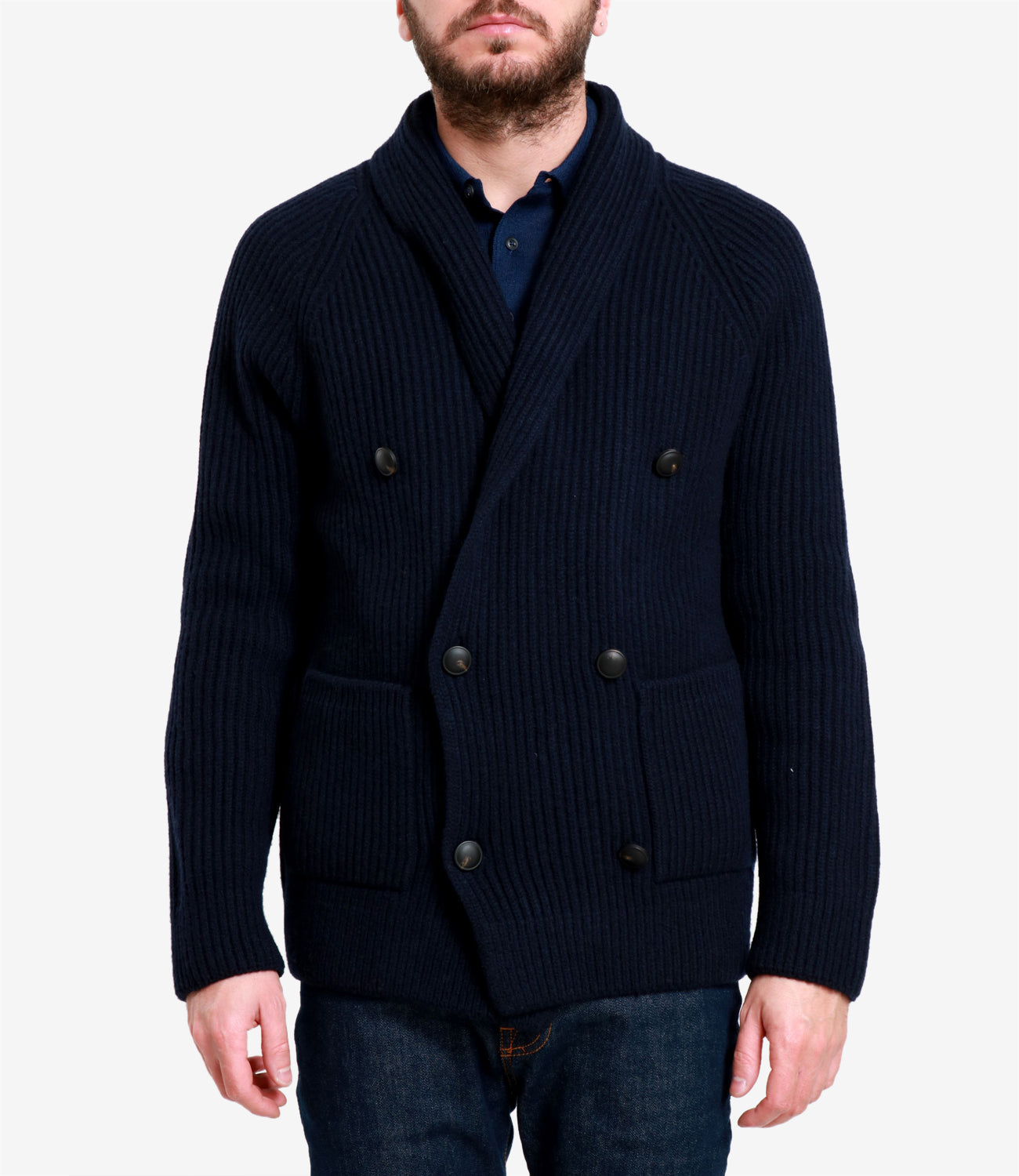 Gran Sasso | Cardigan Blu navy