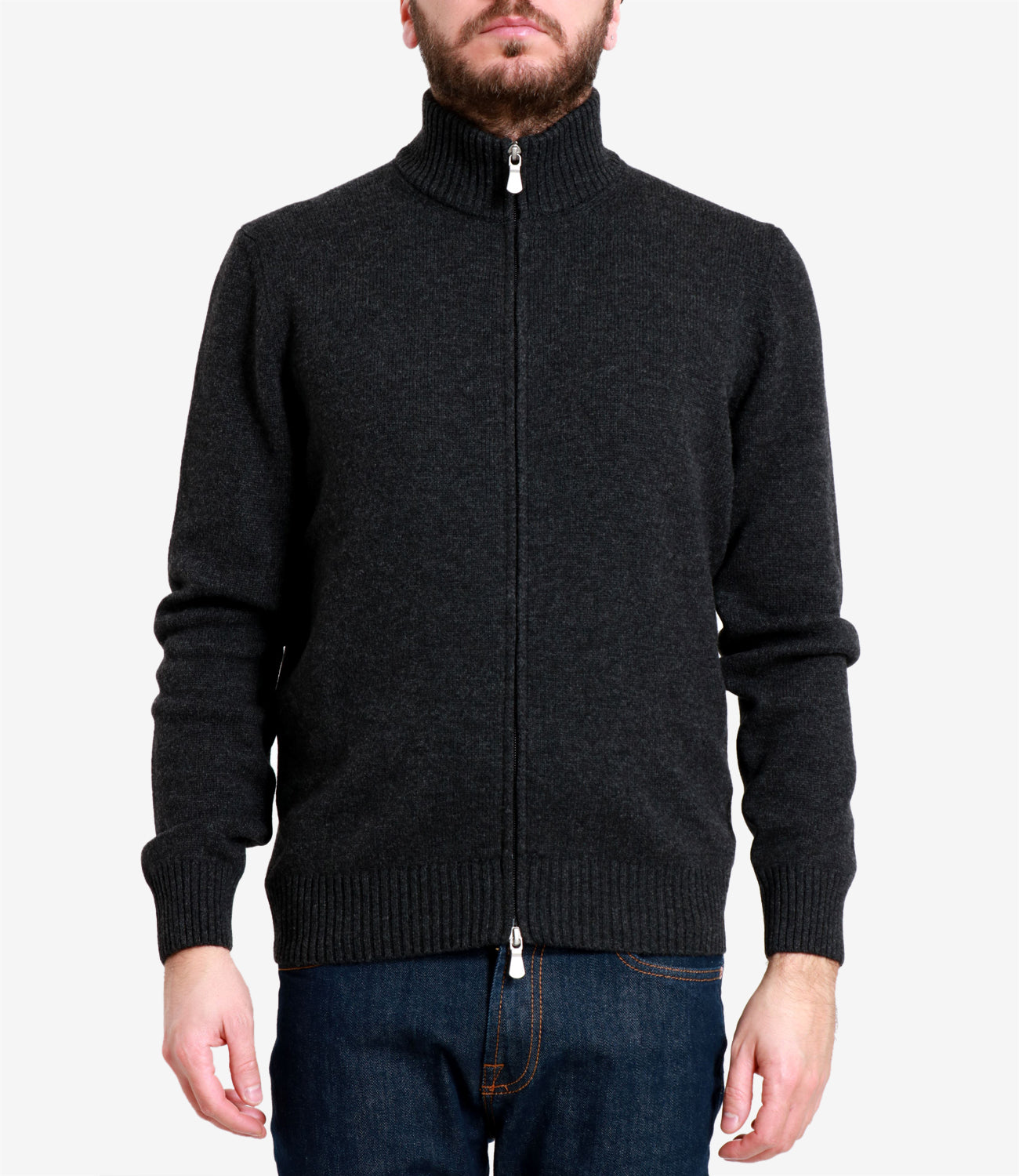 Gran Sasso | Cardigan Grigio antracite