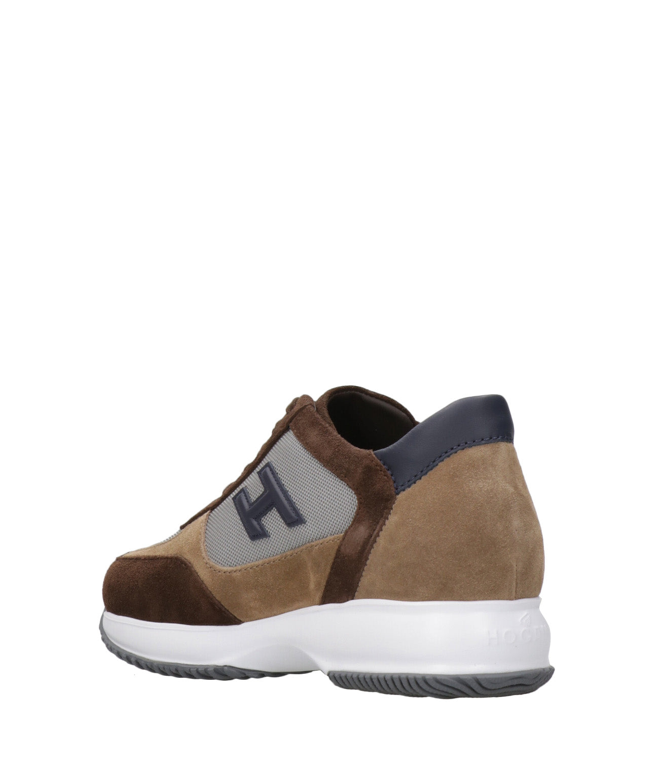 Hogan | Sneakers Interactive H 3D Marrone Tabacco e Grigio