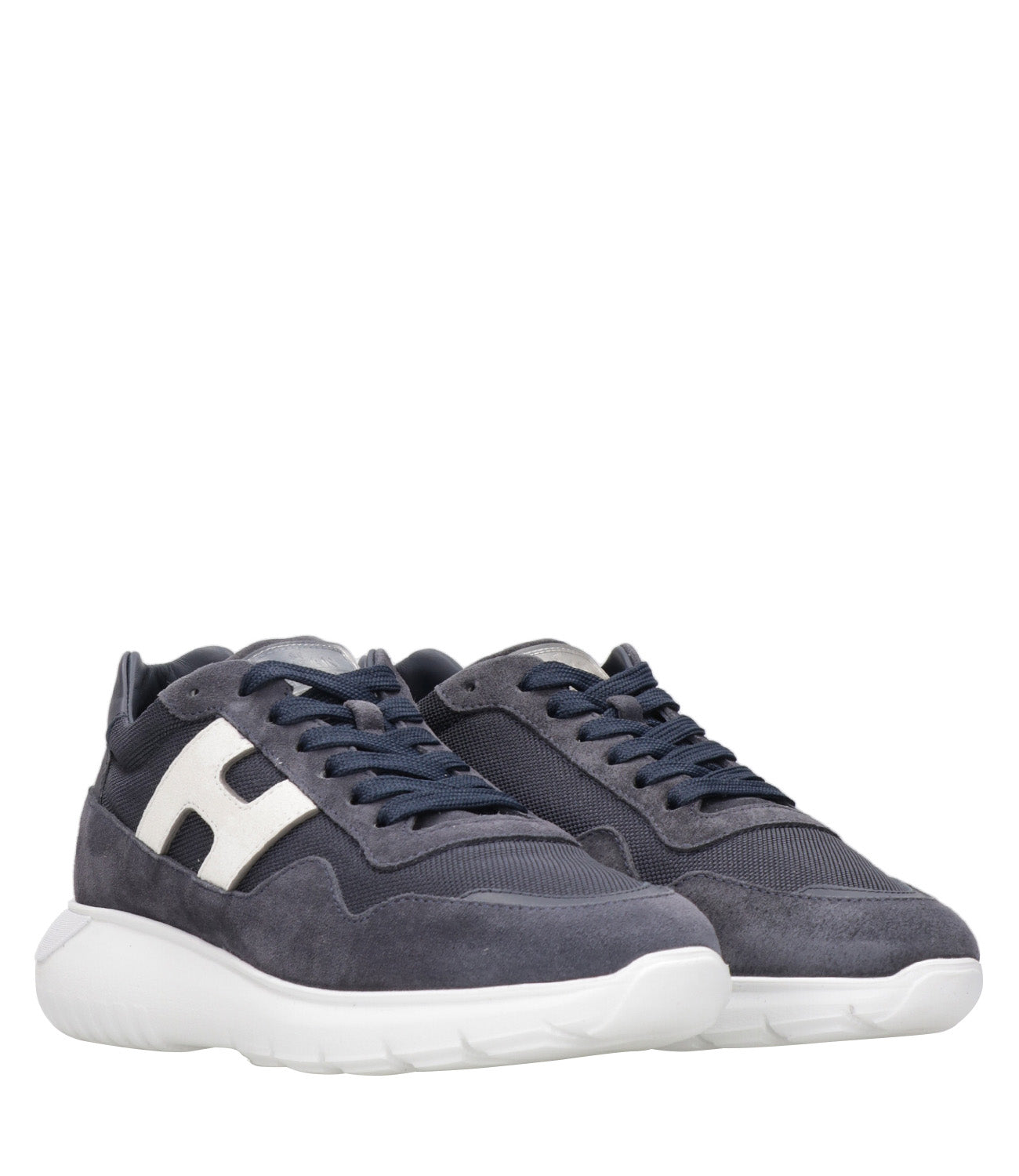 Hogan | Sneakers Interactive3 Blu Denim Scuro e Bianco
