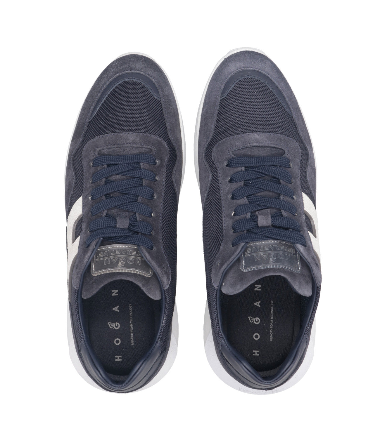 Hogan | Sneakers Interactive3 Blu Denim Scuro e Bianco