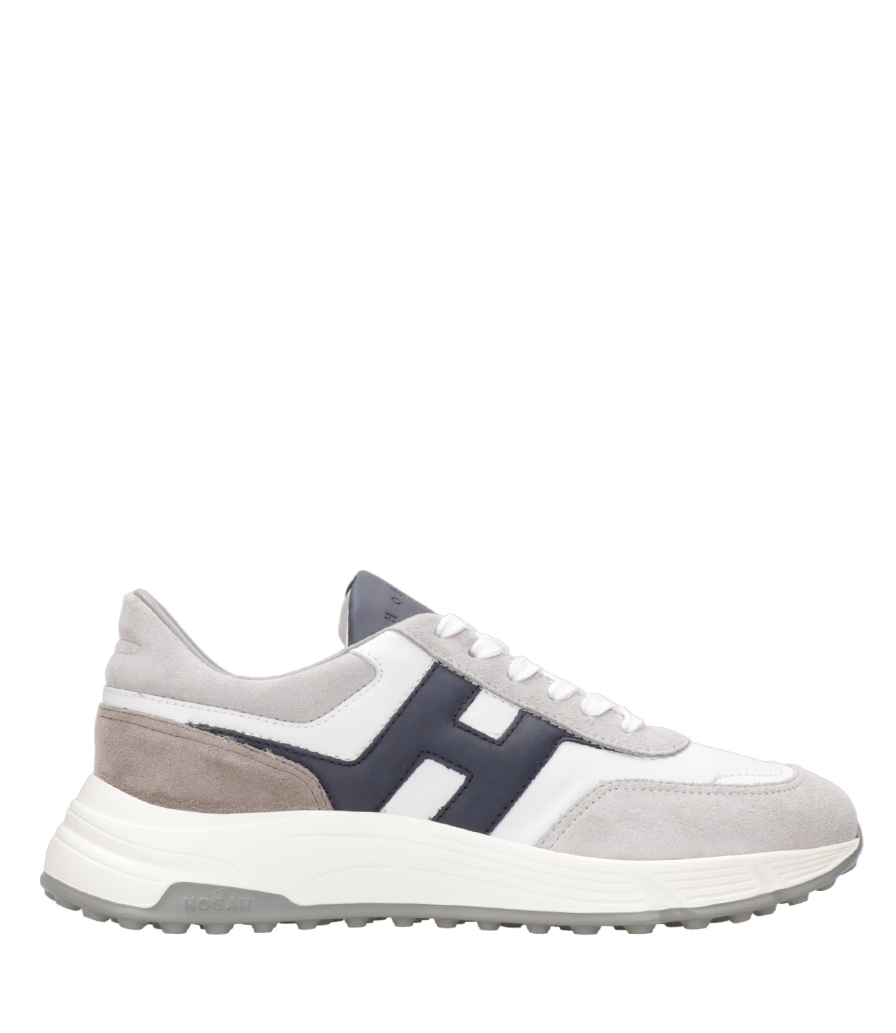 Hogan | Sneakers Hyperlight Allacciato Cemento e Blu