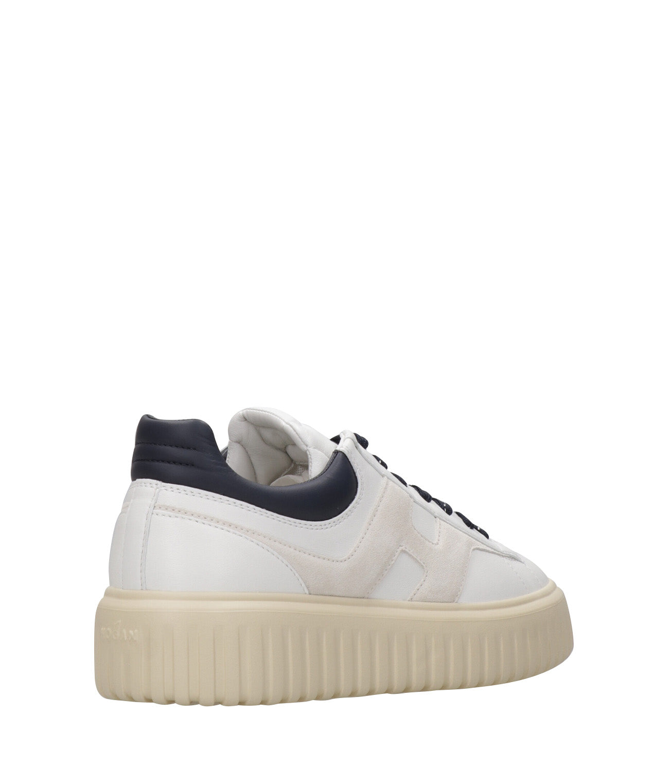Hogan | Sneakers H-Stripes Bianco e Blu navy