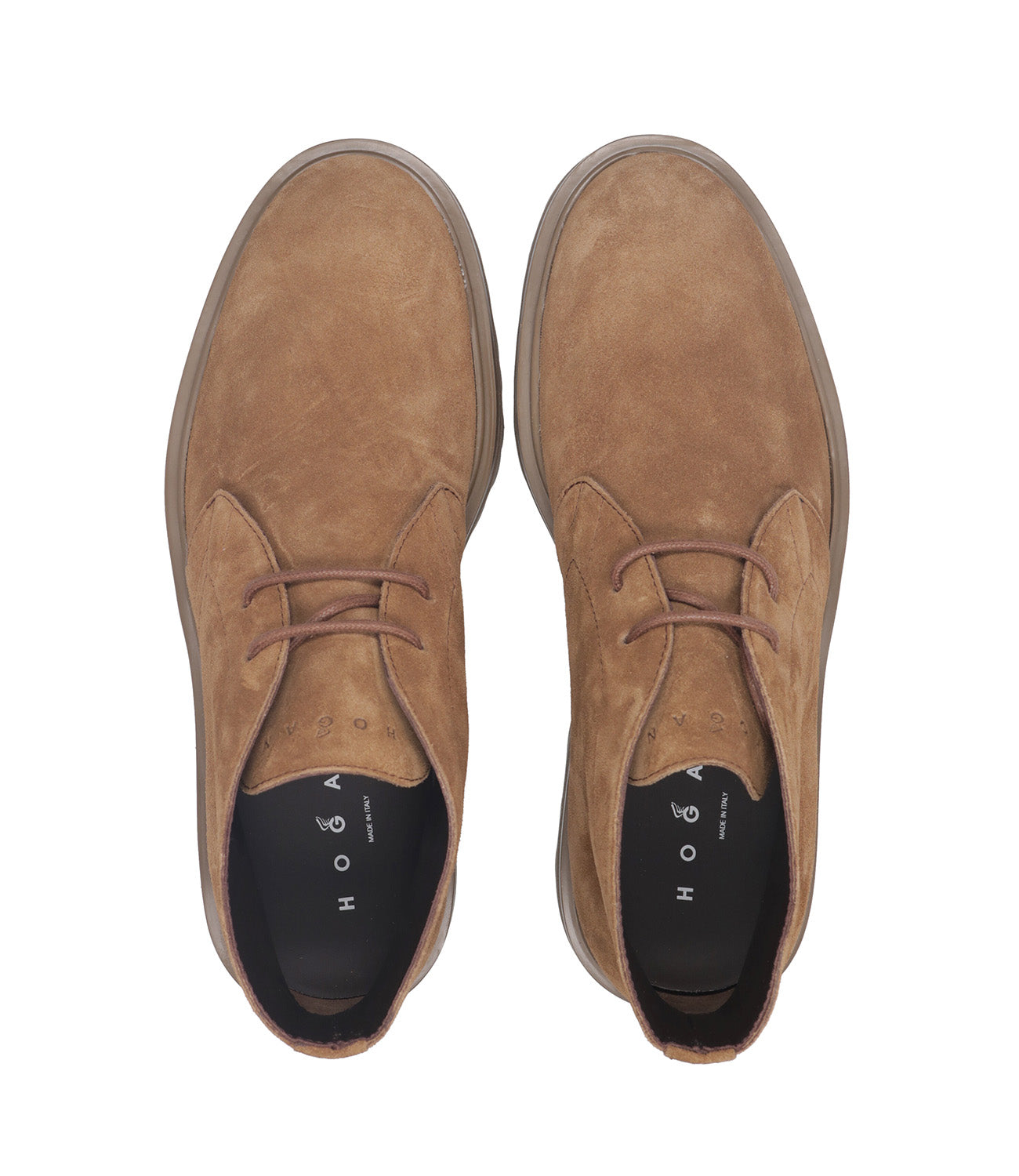 Hogan | Sneakers H673 Allacciato H Marrone chiaro