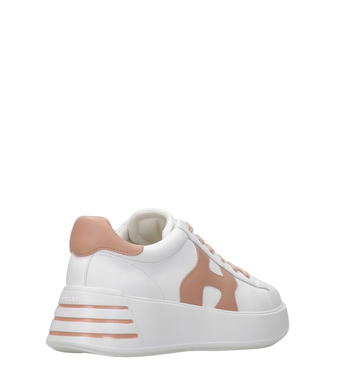 Hogan | Sneakers Rebel H564 Bianco e Caramello