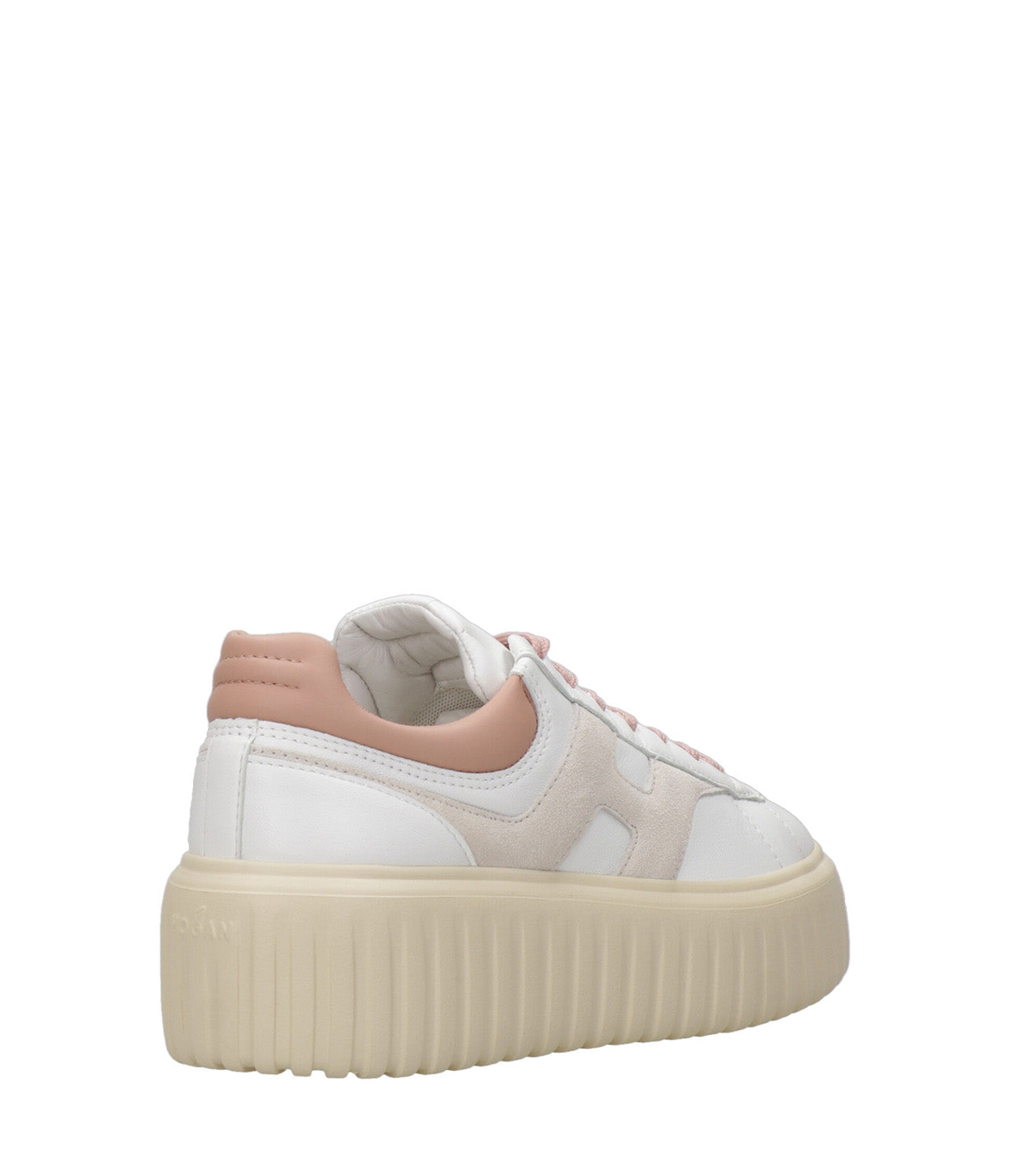 Hogan | Sneakers H-Stripes Bianco e Rosa