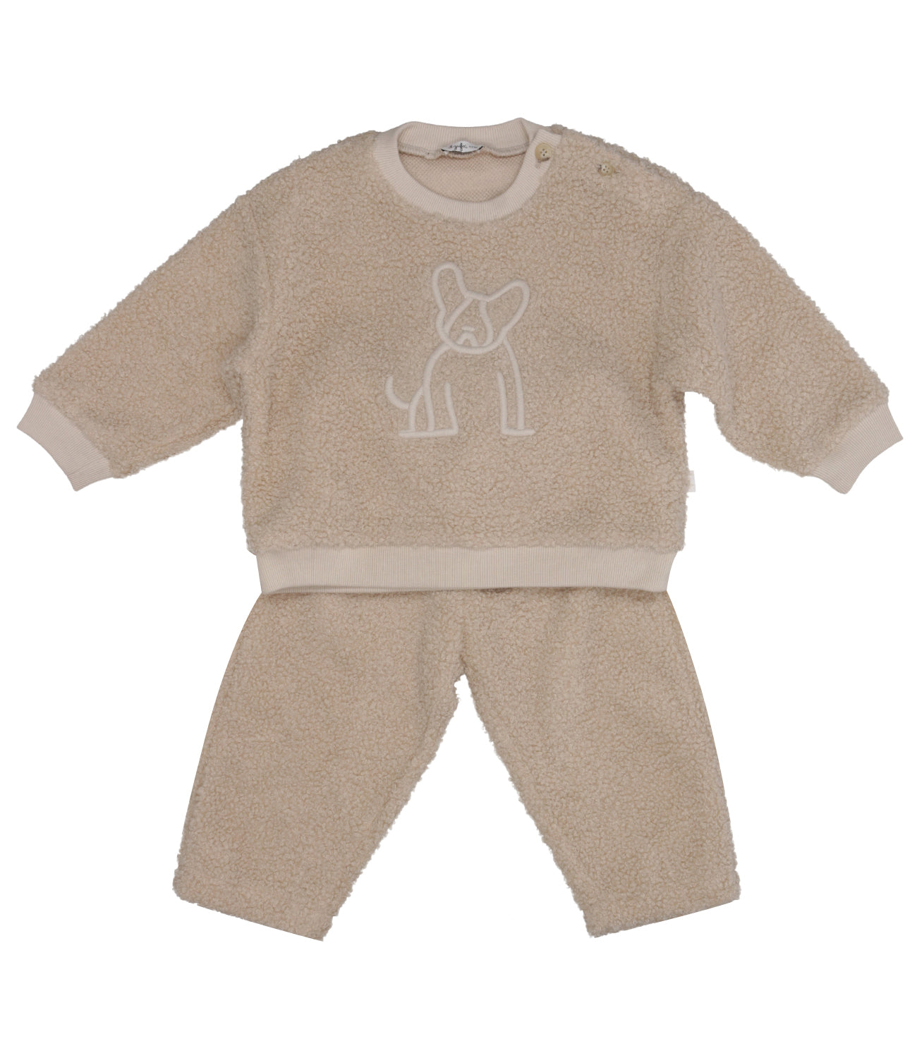 Il Gufo | Set Felpa Pantalone Beige