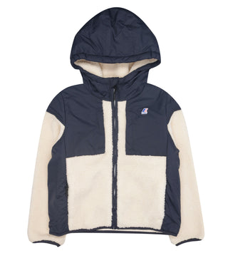 K-Way Kids | Giubbotto P. Samson 4.0 Orsetto Blu Navy e Ecru